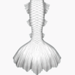 Mermaid Tail Queen Silver Moon