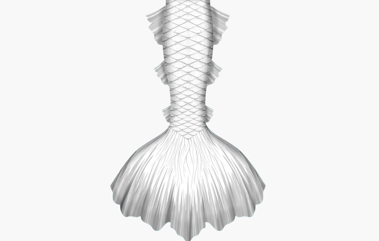 pastelsea-Mermaid-Tail-Queen-Silver-Moon Mermaid Tail Queen Silver Moon - obrazek 1