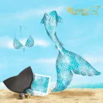 Butterfly mermaid tail ice