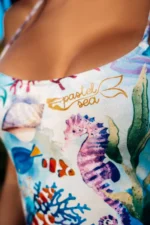 Sukienka Rafa Koralowa Pastel Sea - obrazek 4