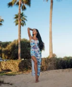 Sukienka Rafa Koralowa Pastel Sea - obrazek 2