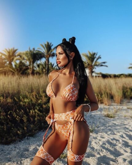 Trzyczęściowy Model Bikini Oranda Set