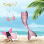 Mermaid tail pink